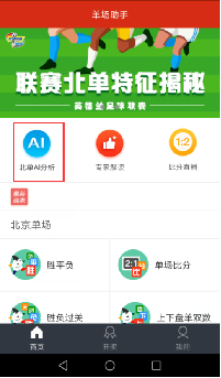 《北单AI》--口袋里的足彩专家